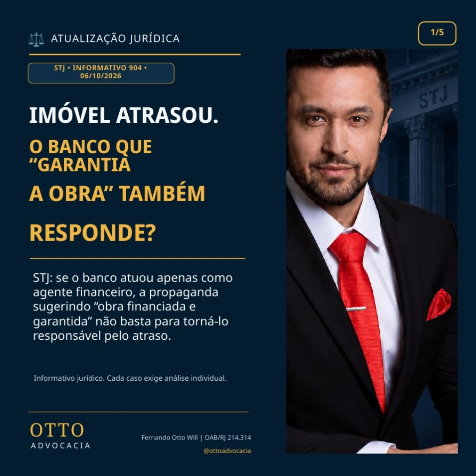 Atraso de obra: banco financiador responde? STJ decide